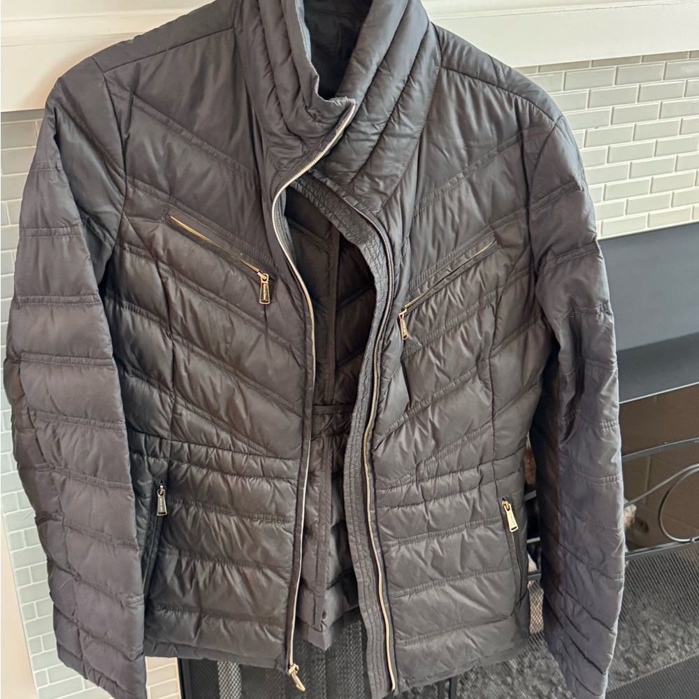 Michael Kors Charcoal Puffer Jacket